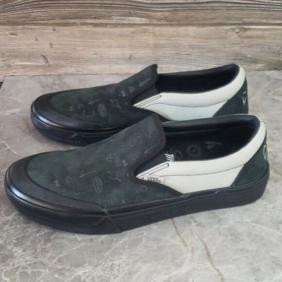 New Vans BMX Slip‎ On Cult Black Grey Sneakers - Picture 8 of 11